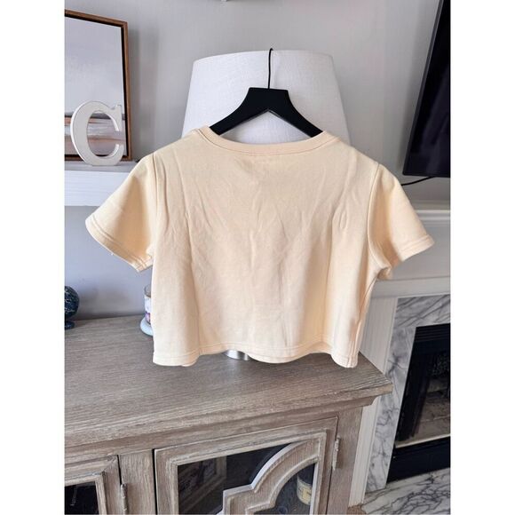 NWT SABO Skirt Riz Twist Top in Yellow Size Medium - Picture 6 of 9